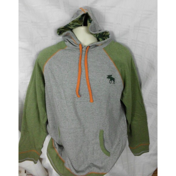 Hatley Disney Epcot Canada Forest Green Moose Men's Heritage Pullover Hoodie Lg - Picture 5 of 8